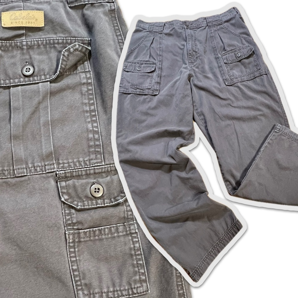 Cabela’s 7 Pocket Hiker cargo outdoors pants earthy hiking‎ gorpcore plus size